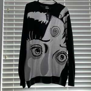 Hot Topic Junji Ito Uzumaki Forehead Sweatshirt